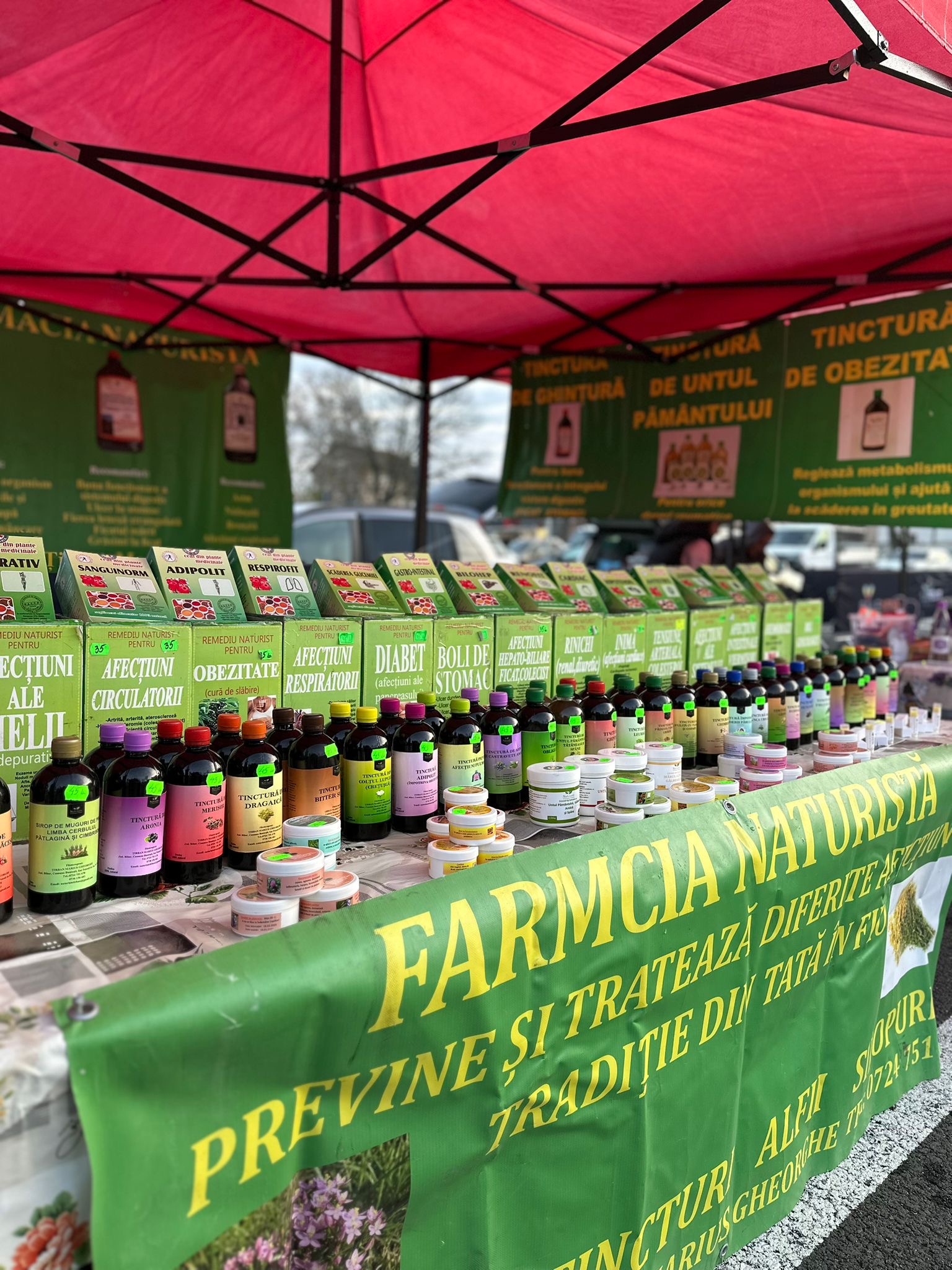 Standul Naturiste Țirban Plant la Festivalul D'ale Porcului